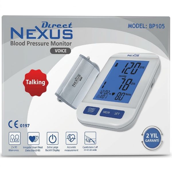 Direct Nexus Voice Konuşan Koldan Tansiyon Aleti